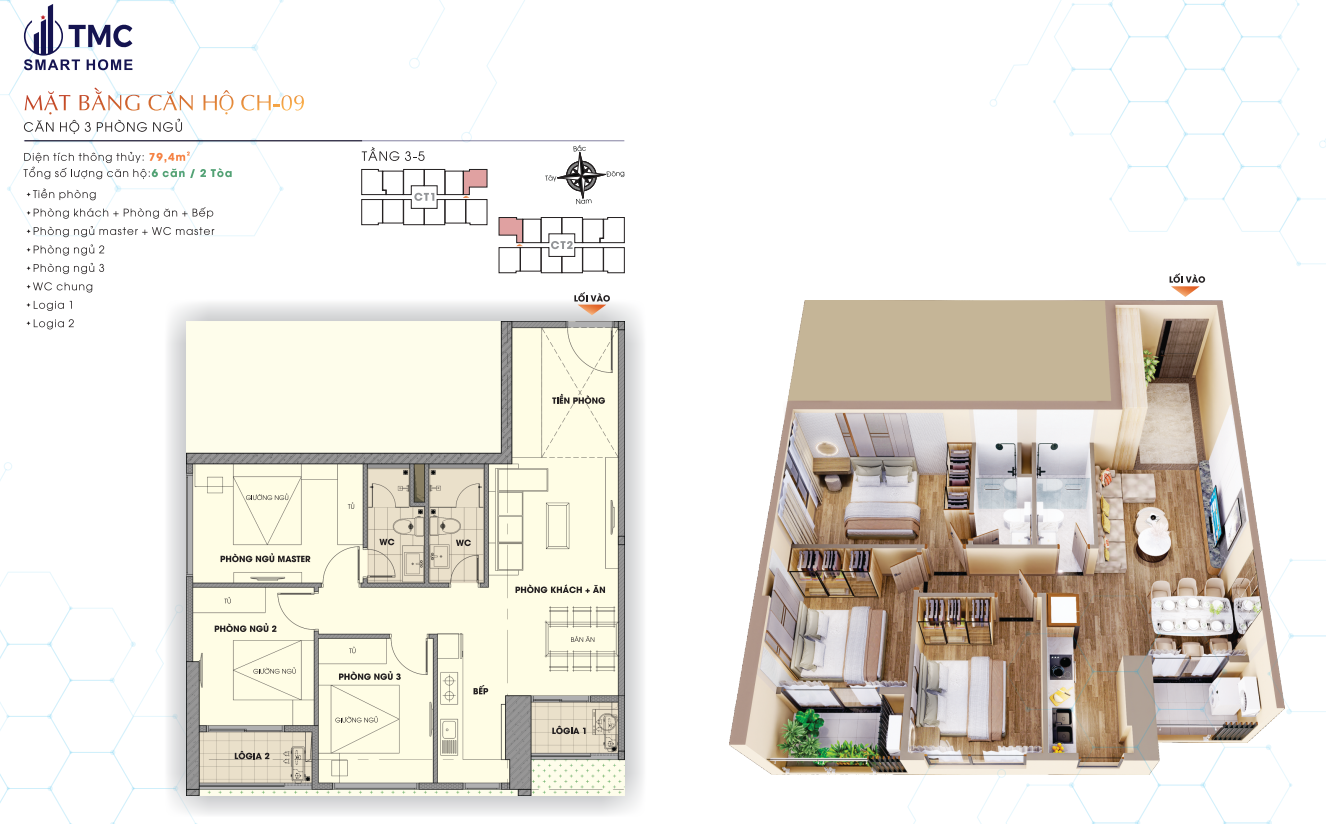 Mặt bằng TMC Smarthome 2